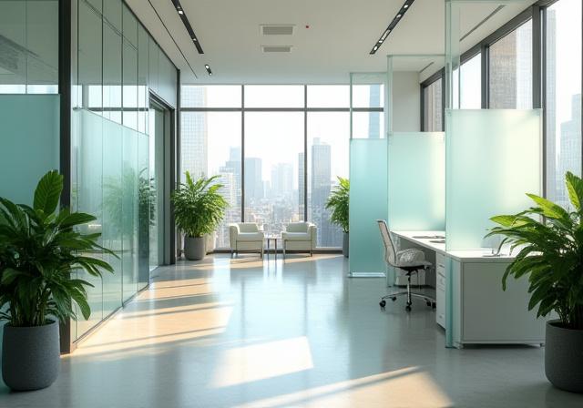 Meeting room at Glacial Flow Productivity office in New York