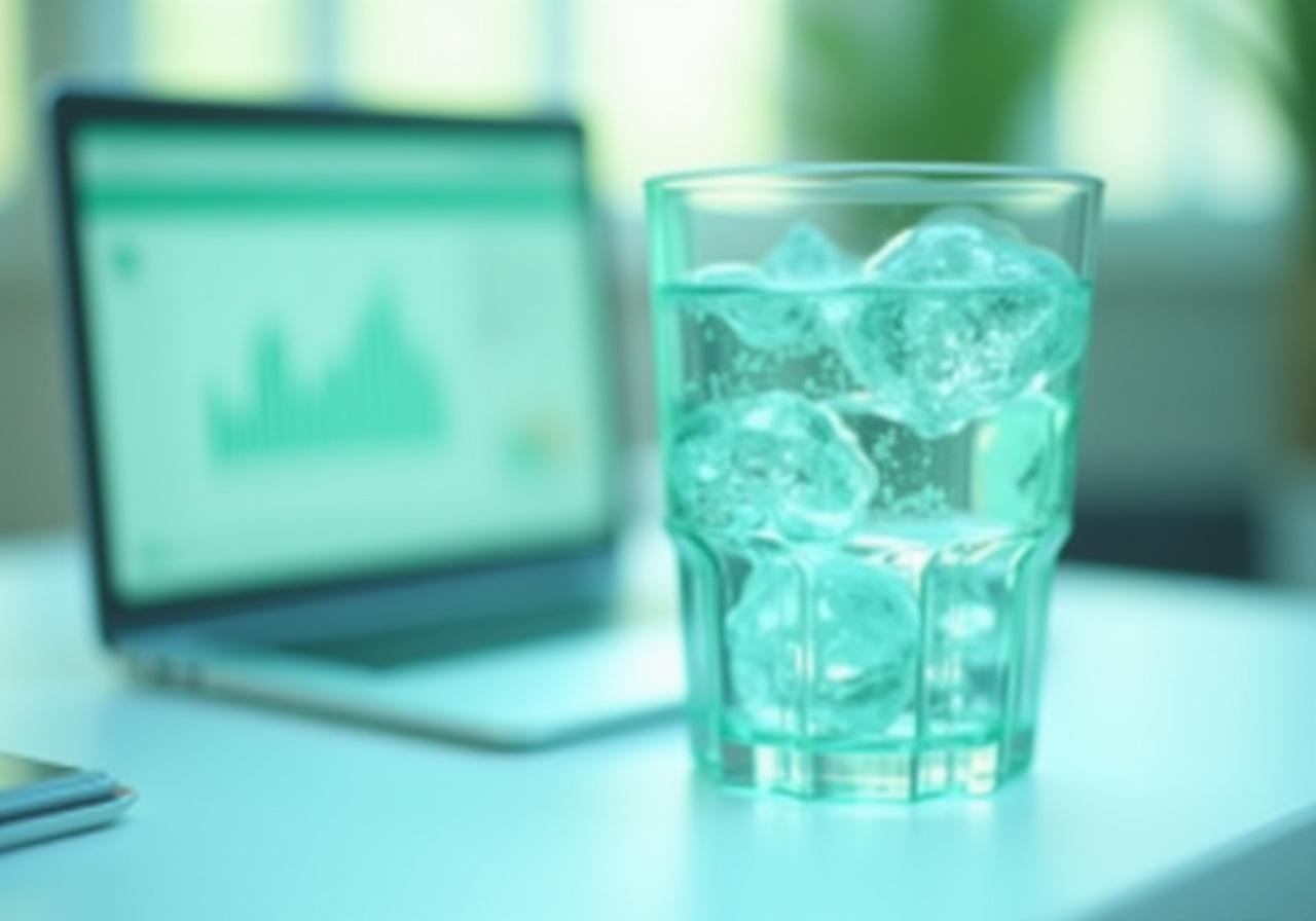 Executive productivity dashboard and clean workspace